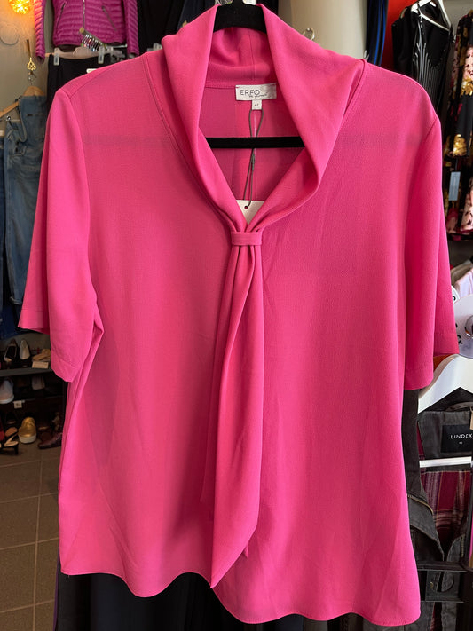 Blus rosa fin knytdetalj fram stl 42 - ERFO be yourself